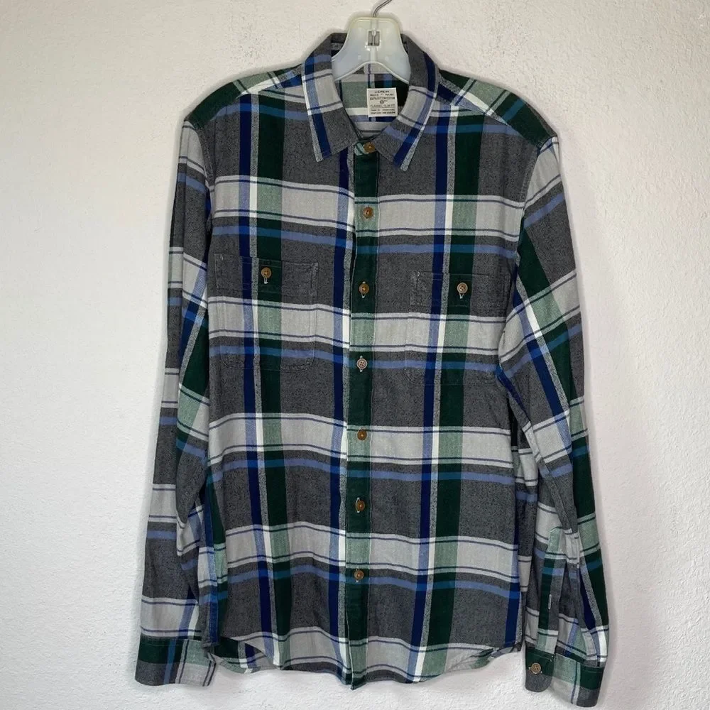 J. Crew Plaid Dress‎ Shirt